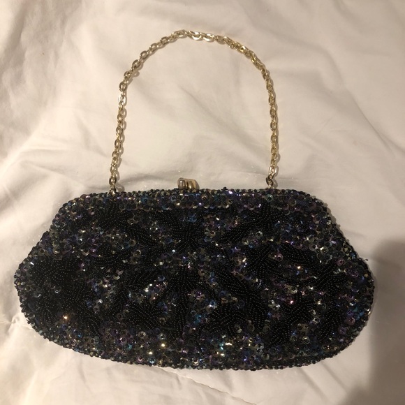 Vintage beaded bag - Picture 1 of 4